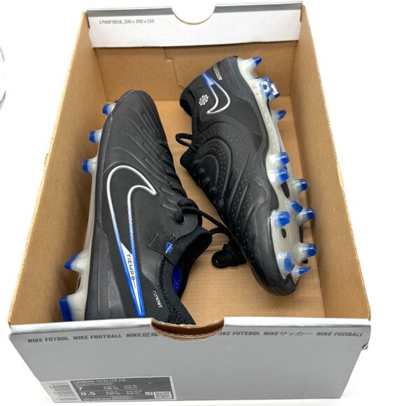 Nike Mens Legend 10 Elite Soccer Cleats FG Black Sz 7 New DV4328-040 - Picture 9 of 10